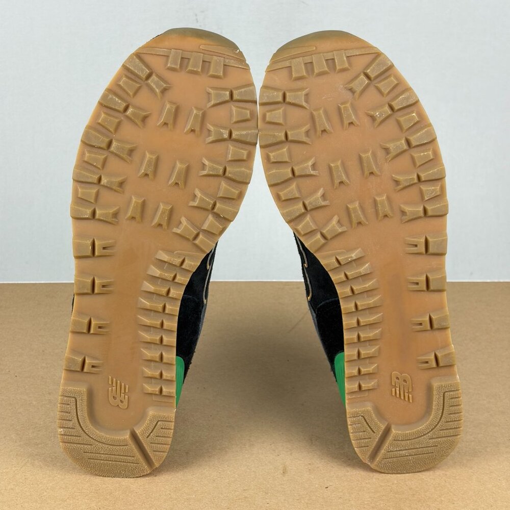 New Balance 574 Aurora Nights Suede Sneakers Mens 11.5 Black Blue Green Low Top - Picture 4 of 7